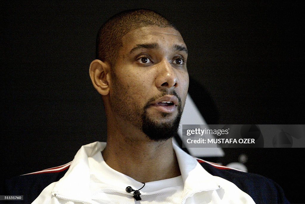 Tim Duncan pivot of US National basketba