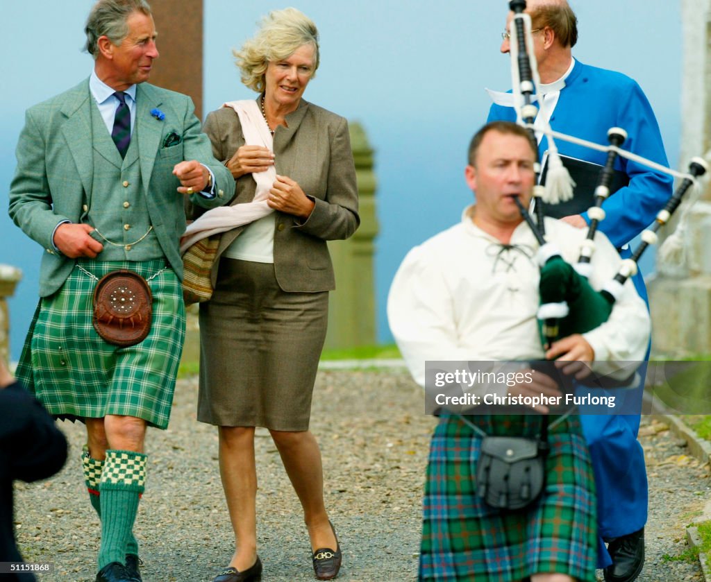 Prince Charles And Camilla Attend Church