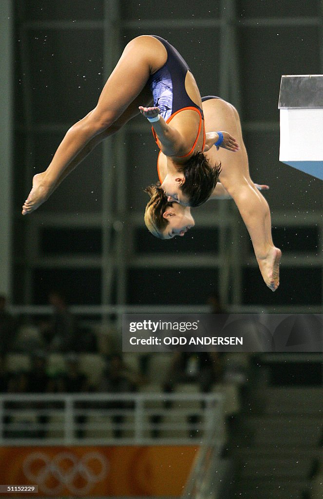 German Annett Gamm and Nora Subschinski