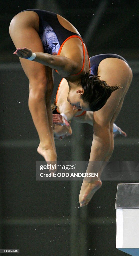 German Annett Gamm and Nora Subschinski