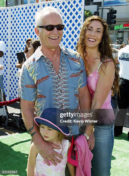Actor Lance Henriksen , with wife Jane and daughter Sage, arrives at the premiere of Warner Bros. "Yu-Gi-Oh! The Movie" at the Chinese Theater August...
