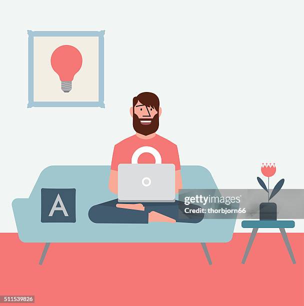 home office - design occupation stock illustrations