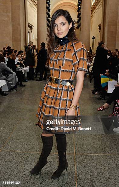 Doina Ciobanu attends the Topshop Unique at The Tate Britain on February 21, 2016 in London, England.