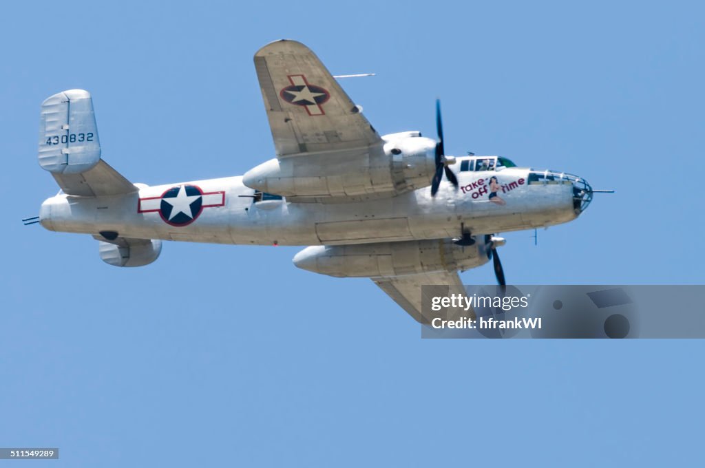 "Take-off Time"--Mitchell B-25 Medium Bomber