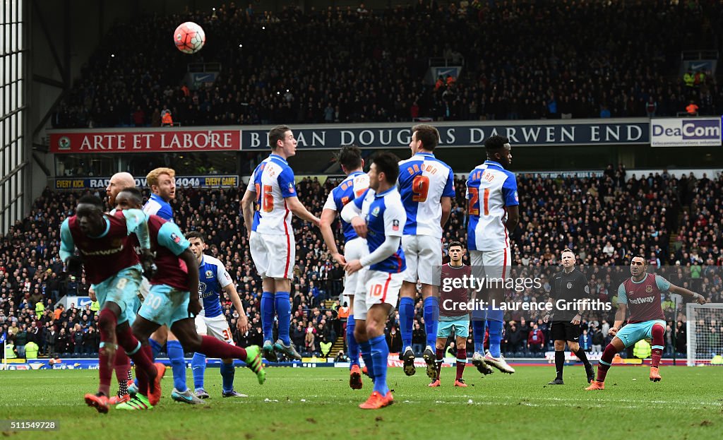 Blackburn Rovers v West Ham United - The Emirates FA Cup Fifth Round