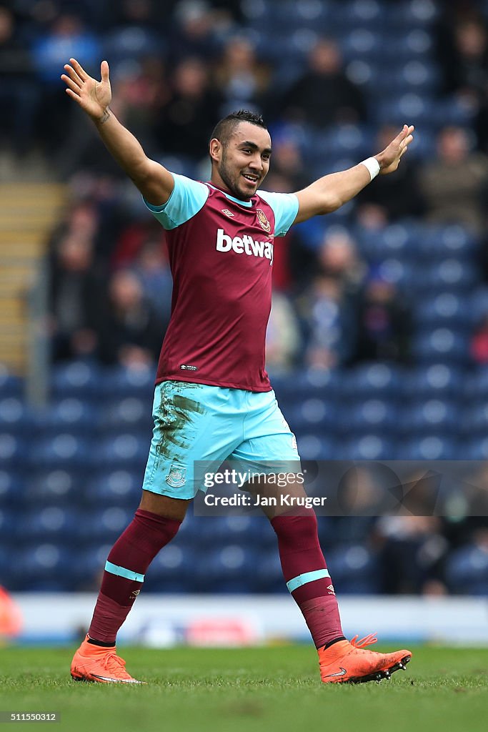 Blackburn Rovers v West Ham United - The Emirates FA Cup Fifth Round