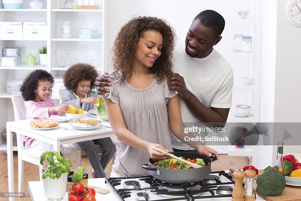 Cooking Family Meal