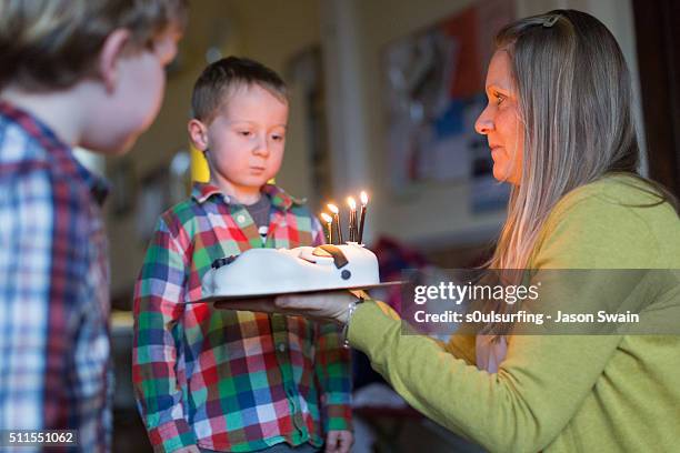 5th birthday cake - totland bay stock pictures, royalty-free photos & images