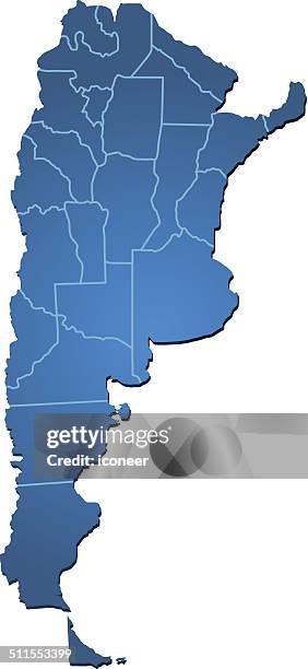 64 Mapa De Argentina Y Sus Provincias Stock Photos, High-Res Pictures ...