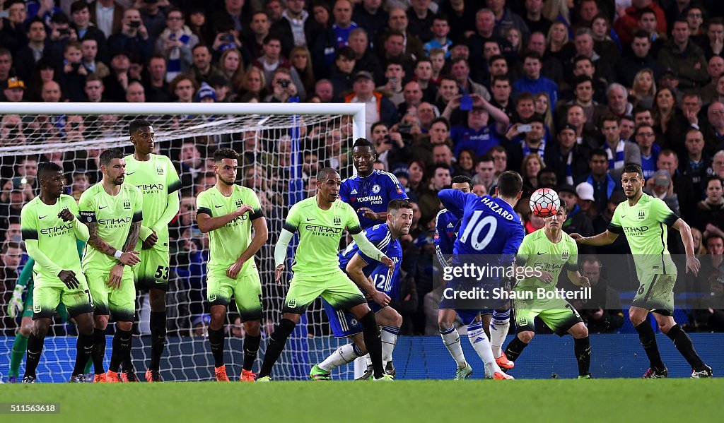 Chelsea v Manchester City - The Emirates FA Cup Fifth Round