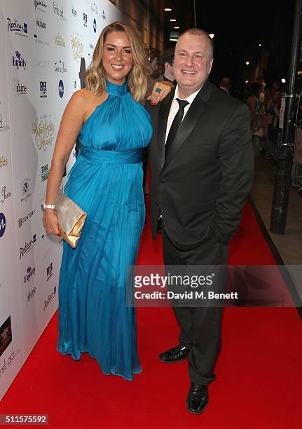 Claire Sweeney attends the 16th Annual WhatsOnStage Awards at The Prince of Wales Theatre on February 21, 2016 in London, England.