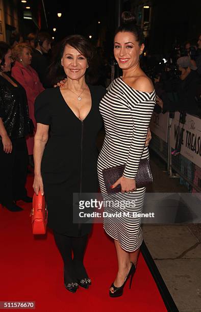 Arlene Phillips attends the 16th Annual WhatsOnStage Awards at The Prince of Wales Theatre on February 21, 2016 in London, England.