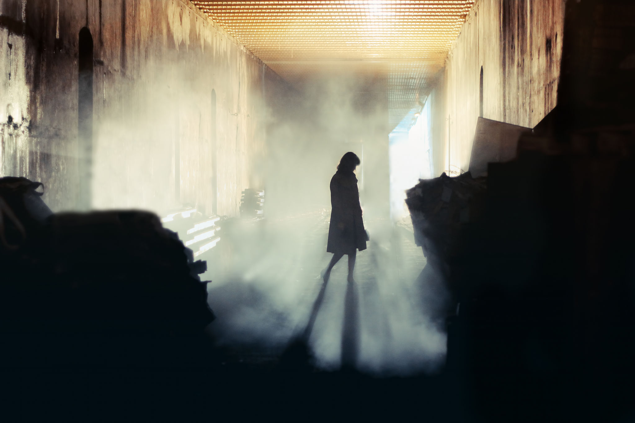 mysterious woman