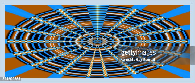 Overlapping Lines Panorama Creative Abstract Desig Overlapping Lines Panorama Creative Abstract Desig