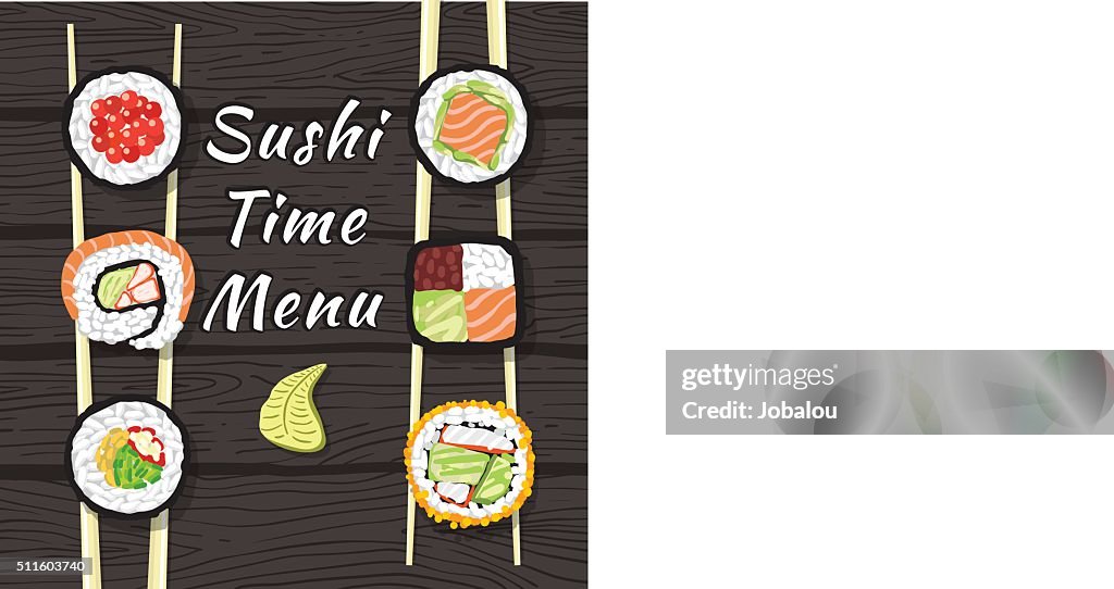 Sushi Time Menu