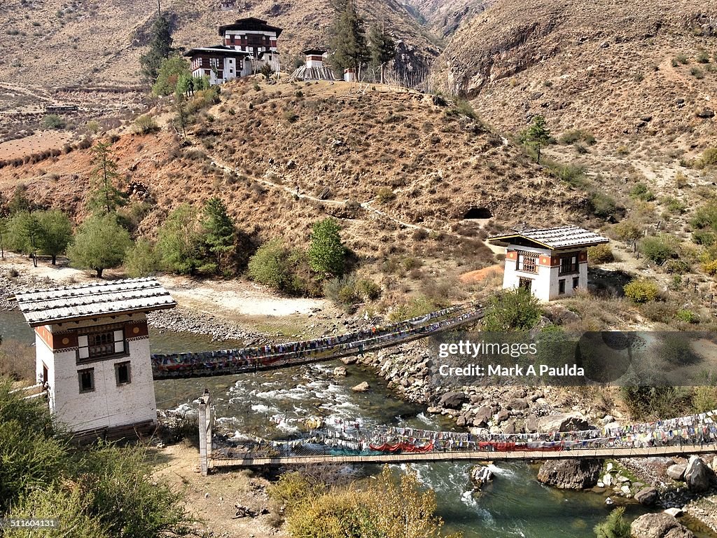 Iron Chain Bridge and Dzong