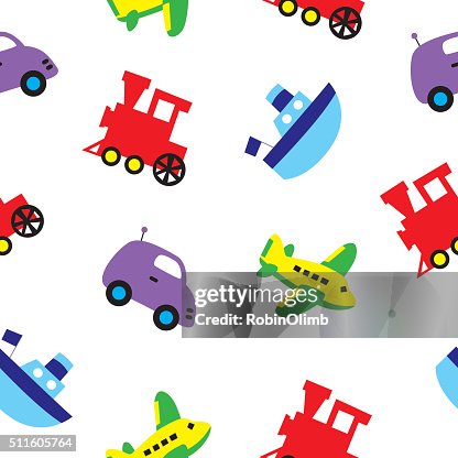 Seamless Toys Pattern Seamless Toys Pattern