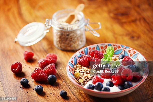 detox breakfast - bran stock pictures, royalty-free photos & images
