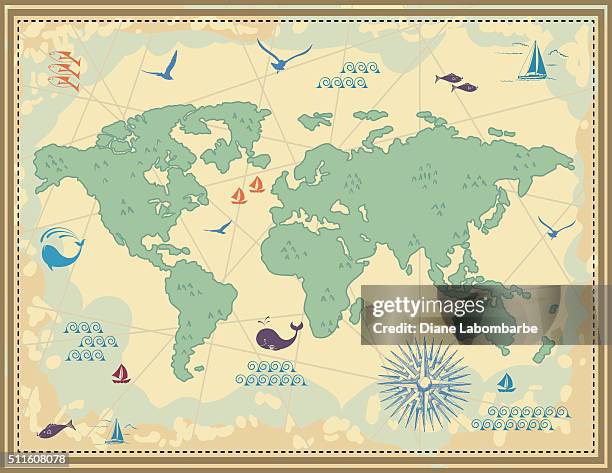 Mapa Cartoon 1,838 Cartoon Map Of The World High Res Illustrations - Getty Images