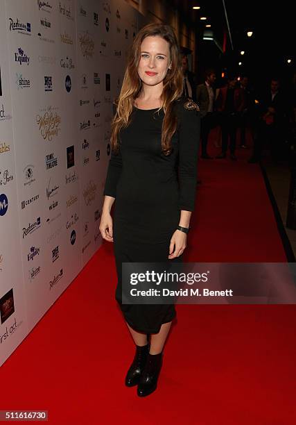 Katie Brayben attends the 16th Annual WhatsOnStage Awards at The Prince of Wales Theatre on February 21, 2016 in London, England.