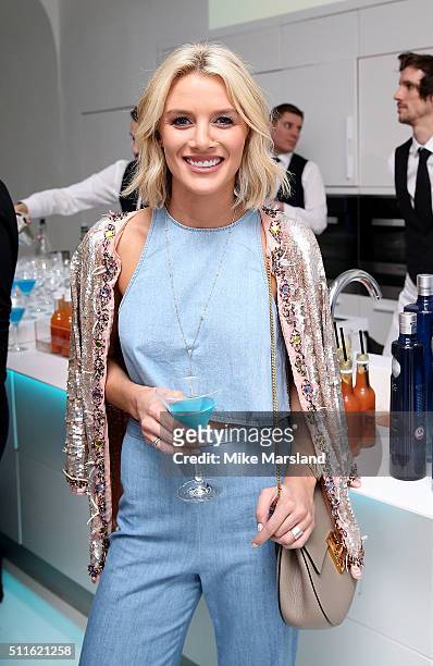 Sage Coralli attends as rewardStyle host a London Fashion Week Party, with drinks by CëROC, at IceTank on February 21, 2016 in London, England.