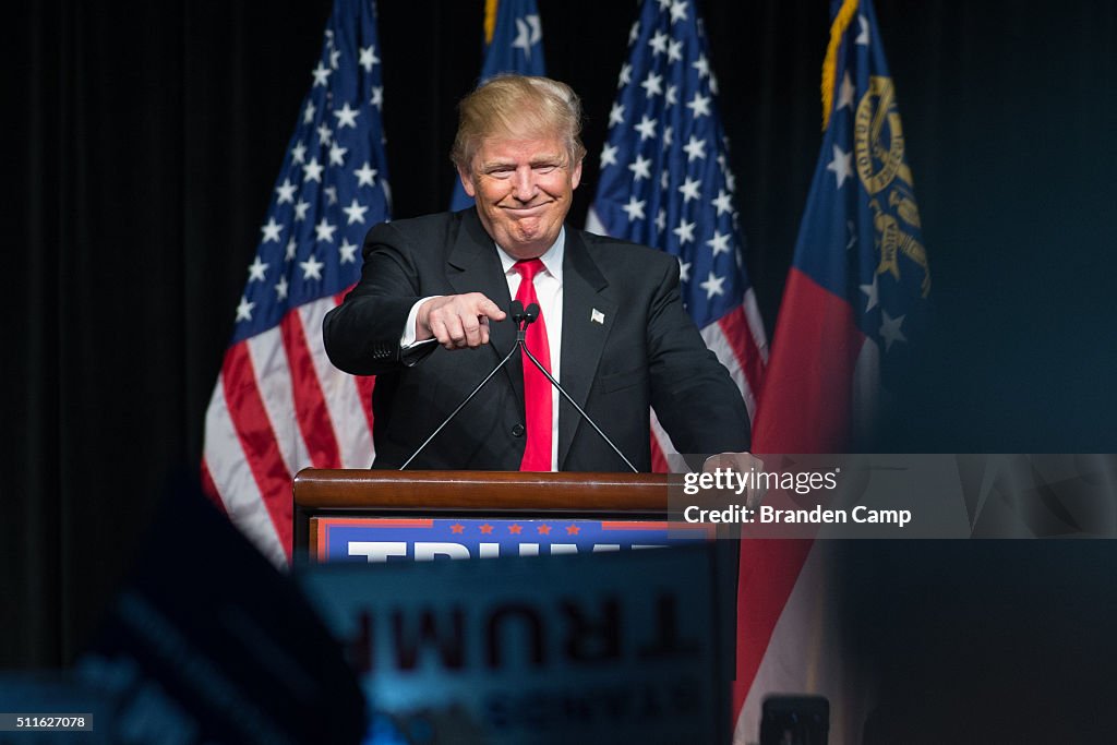 GOP Presidential Candidate Donald Trump Holds Rally In Atlanta, Georgia