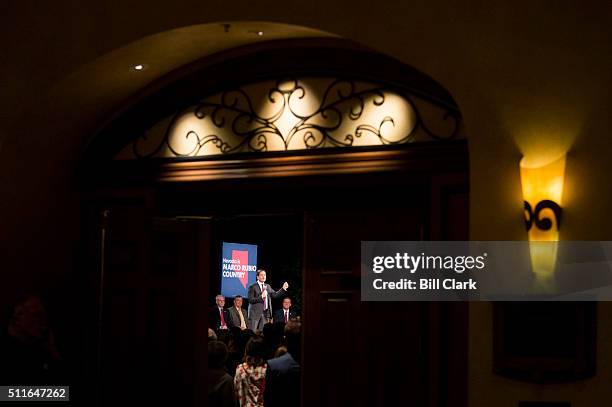 Marco Rubio holds a campaign rally at the Texas Station Gambling Hall & Hotel in North Las Vegas on Sunday, Feb. 21, 2016. The Nevada GOP caucus will...
