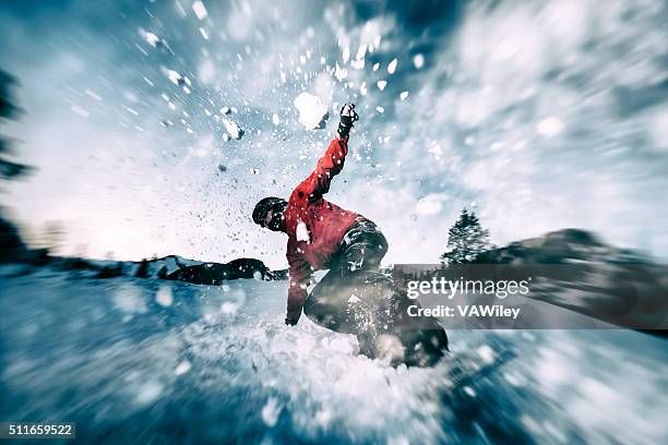 snowboarding - extreme snowboarding stock pictures, royalty-free photos & images