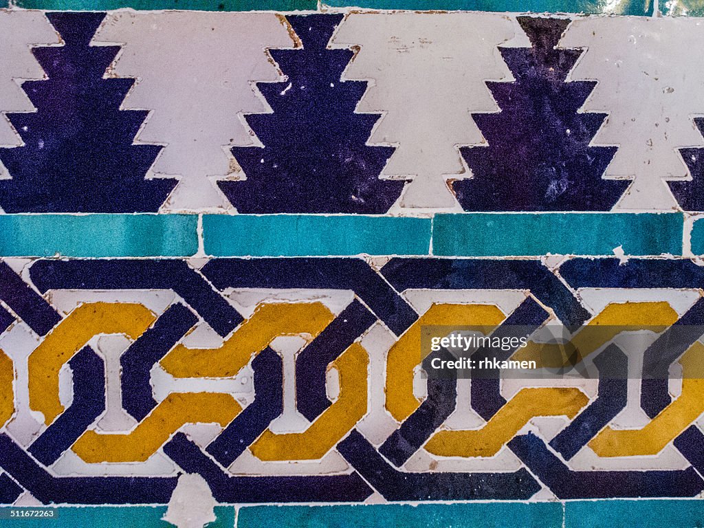Azulejos, Alhambra, Granada, Spain