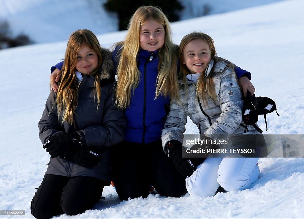 AUSTRIA-NETHERLANDS-ROYALS-SKI