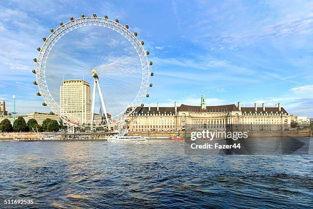 london eye - millennium wheel stock pictures, royalty-free photos & images