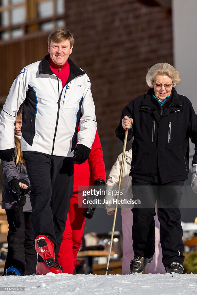 The Dutch Royal Family Hold Annual Photo Call In Lech