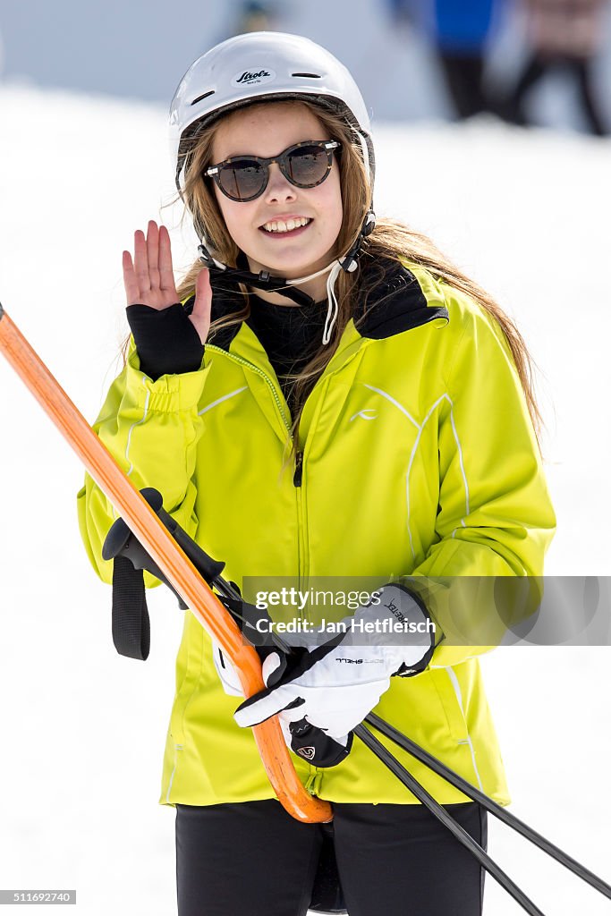 The Dutch Royal Family Hold Annual Photo Call In Lech