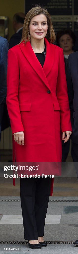 Queen Letizia of Spain Visits 'Nino Jesus' Children's Hospital