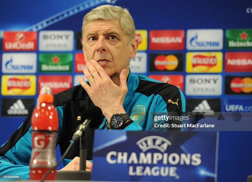 Arsenal FC Training Session & Press Conference