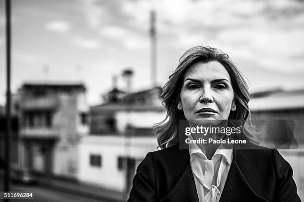 Actress Maria Pia Calzone is photographed for for Zoo Magazine on March 24, 2015 in Rome, Italy.