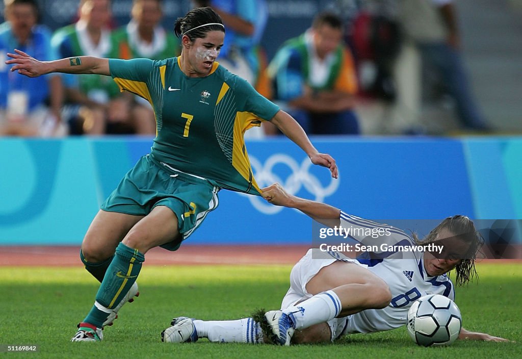 Womens Football Prelims AUS v GRE