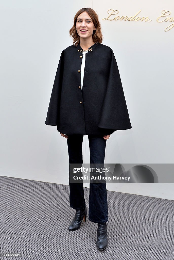 Burberry - Arrivals - LFW AW16