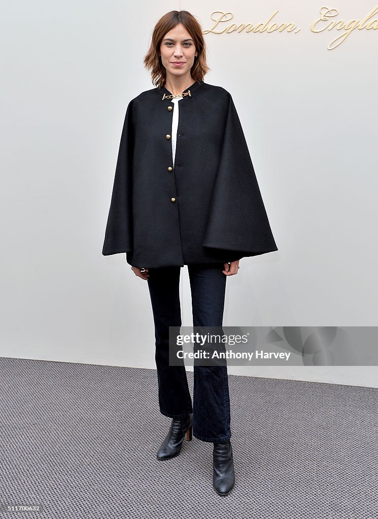 Burberry - Arrivals - LFW AW16