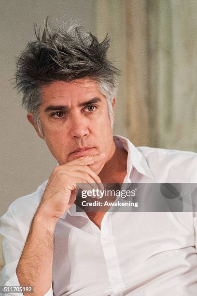 Alejandro Aravena, curator of Venice Biennale Architectur 2016,attends at the conference presentation of the 15th edition of Biennale Architecture at...