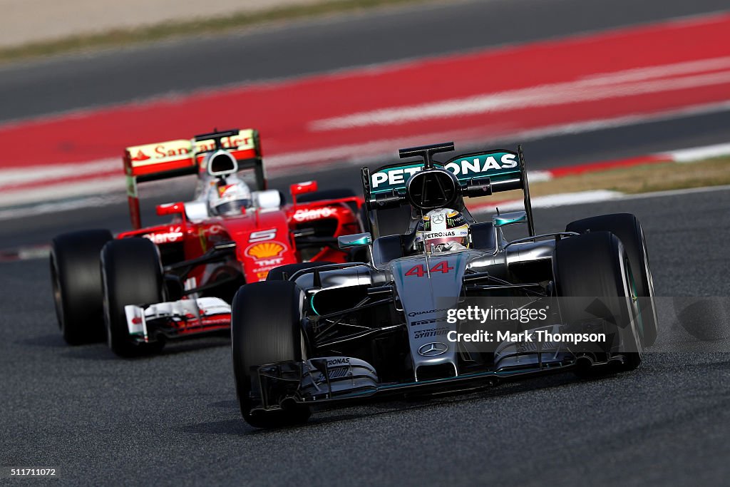 F1 Testing In Barcelona - Day One