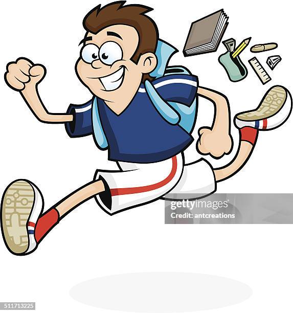 Student Jogging Vector Students Working In Classroom Clipart Jogging