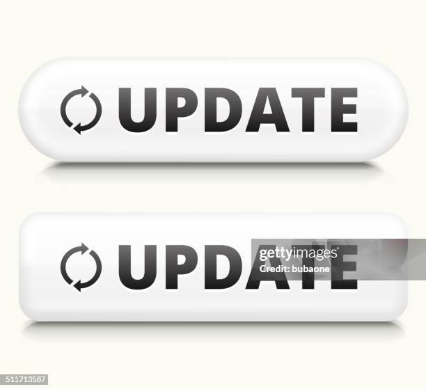 update white buttom set - new improved stock illustrations