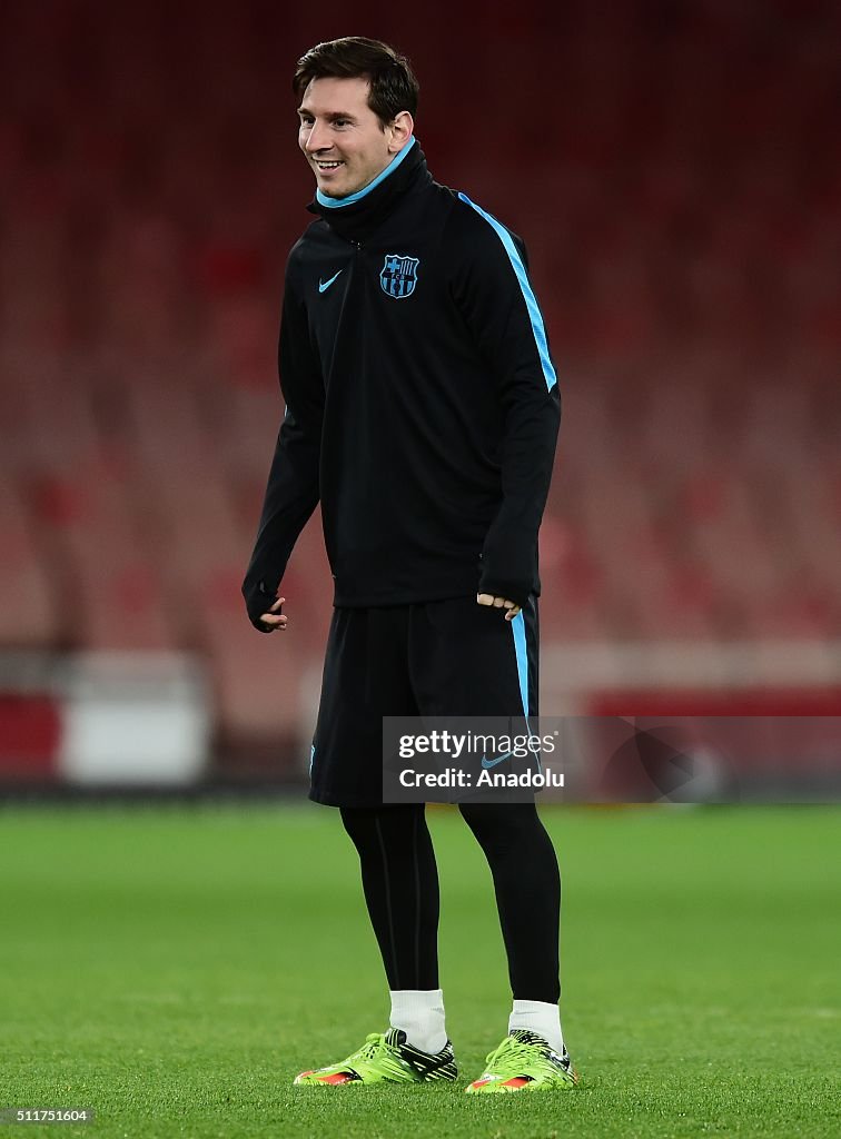 FC Barcelona's training session