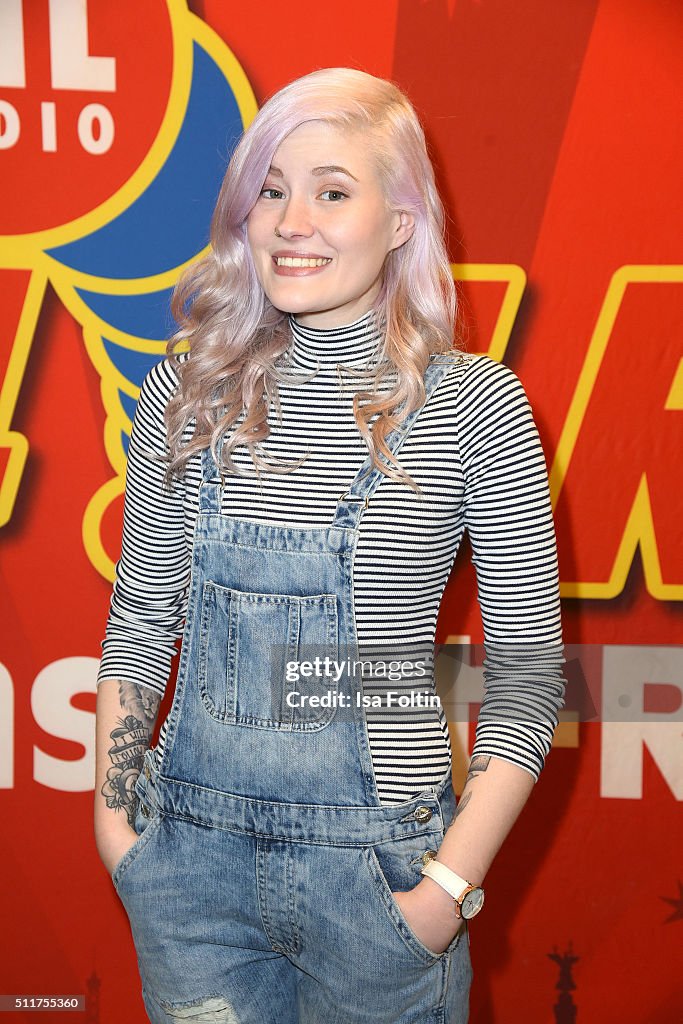 Madeline Juno Poses As She Attends An Interview To Promote Her Album
