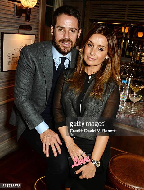 Jamie Redknapp and Louise Redknapp attends the launch of Tracey Emin and Stephen Webster's new jewellery collection "I Promise To Love You" at 34...