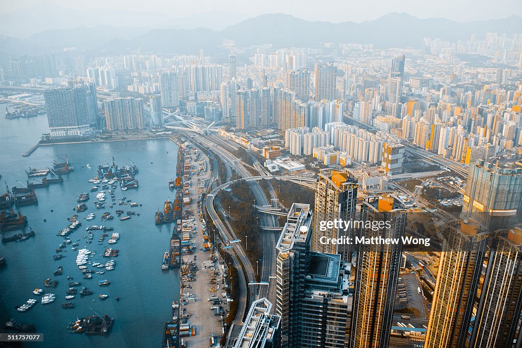 Hong Kong harbor