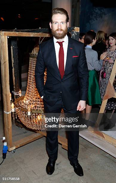 Craig McGinlay attends the Erdem x Selfridges Wrap Party during London Fashion Week Autumn/Winter 2016/17 at on February 22, 2016 in London, England.