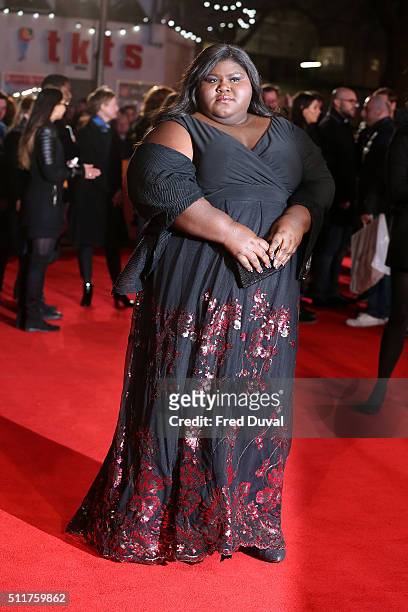 Gabourey Sidibe attends the word premiere of "Grimsby" at Odeon Leicester Square on February 22, 2016 in London, England.