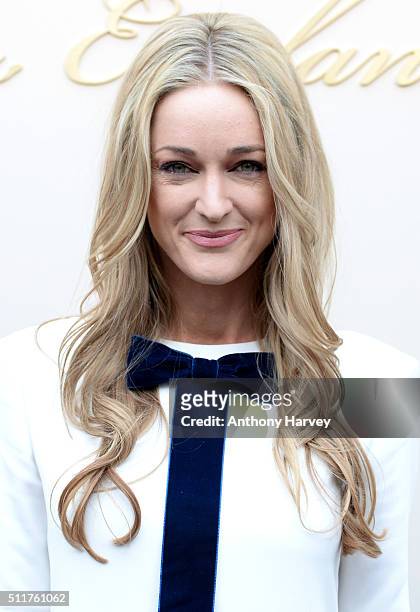 Storm Keating attends the Burberry show during London Fashion Week Autumn/Winter 2016/17 at Kensington Gardens on February 22, 2016 in London,...